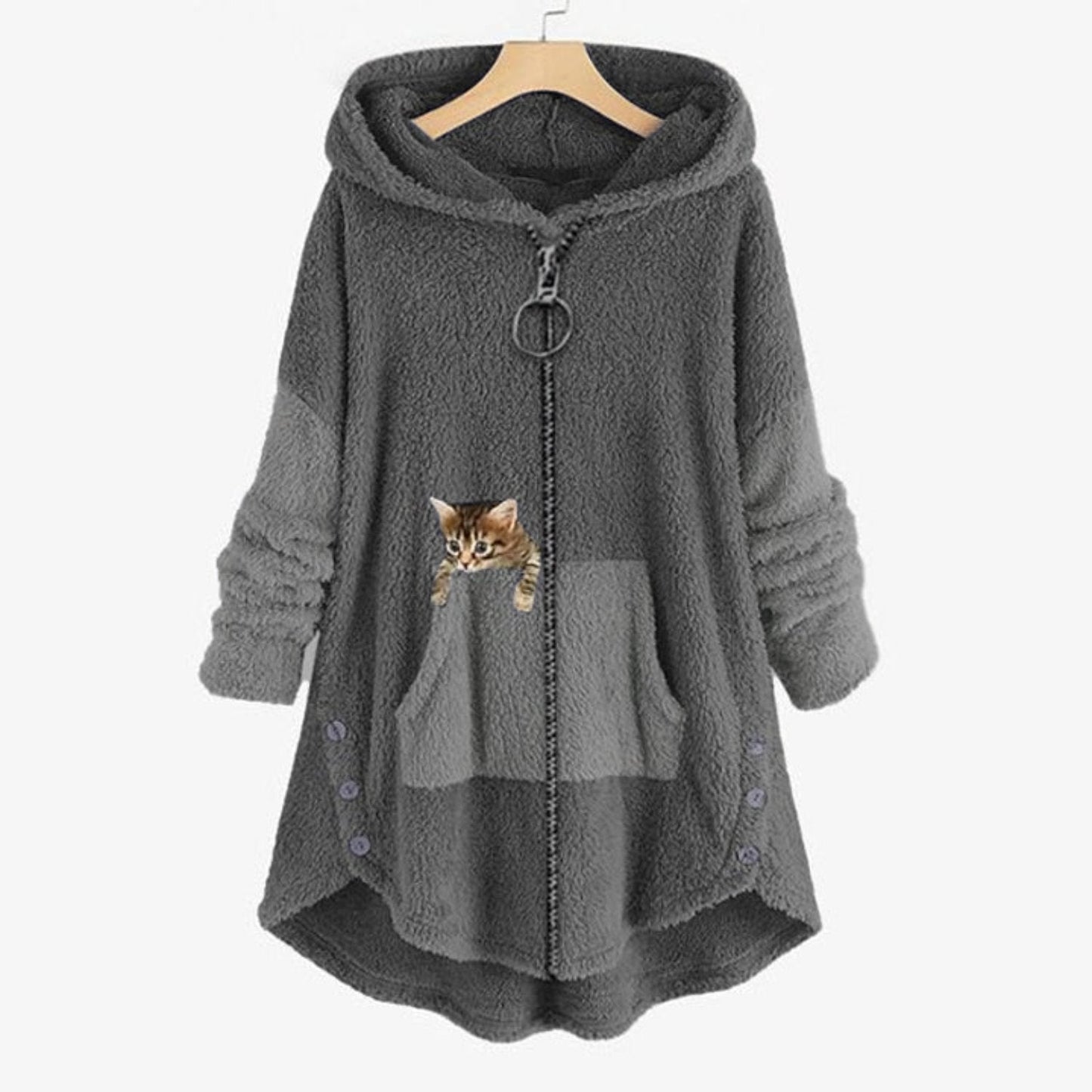 WW | Plus Size Fleece Jacket - Perfect for Everyday Wear and Outdoor Activities for Women