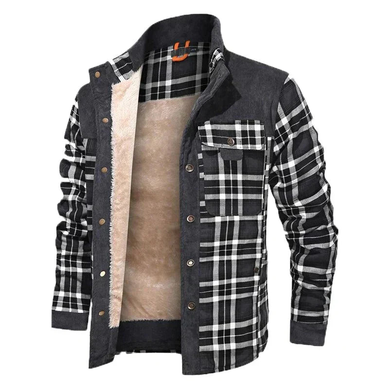 WW | Men's Insulated Plaid Shirt Jacket