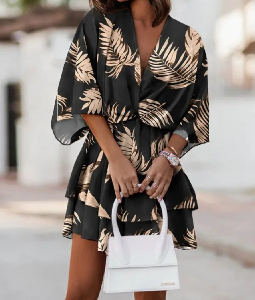 Valeria – Bohemian Blumen-Minidress