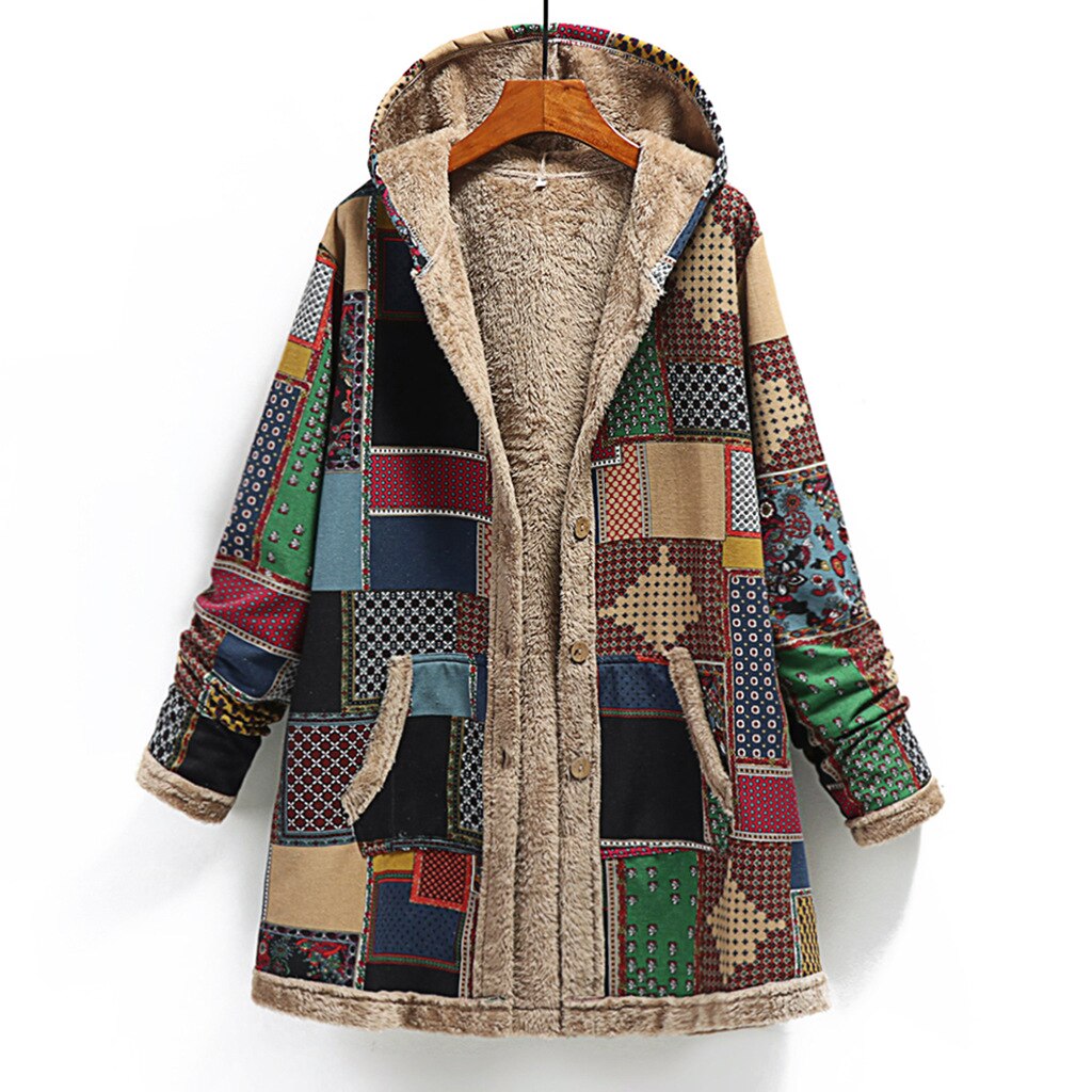 WW | Gestickte dicke Fleecejacke