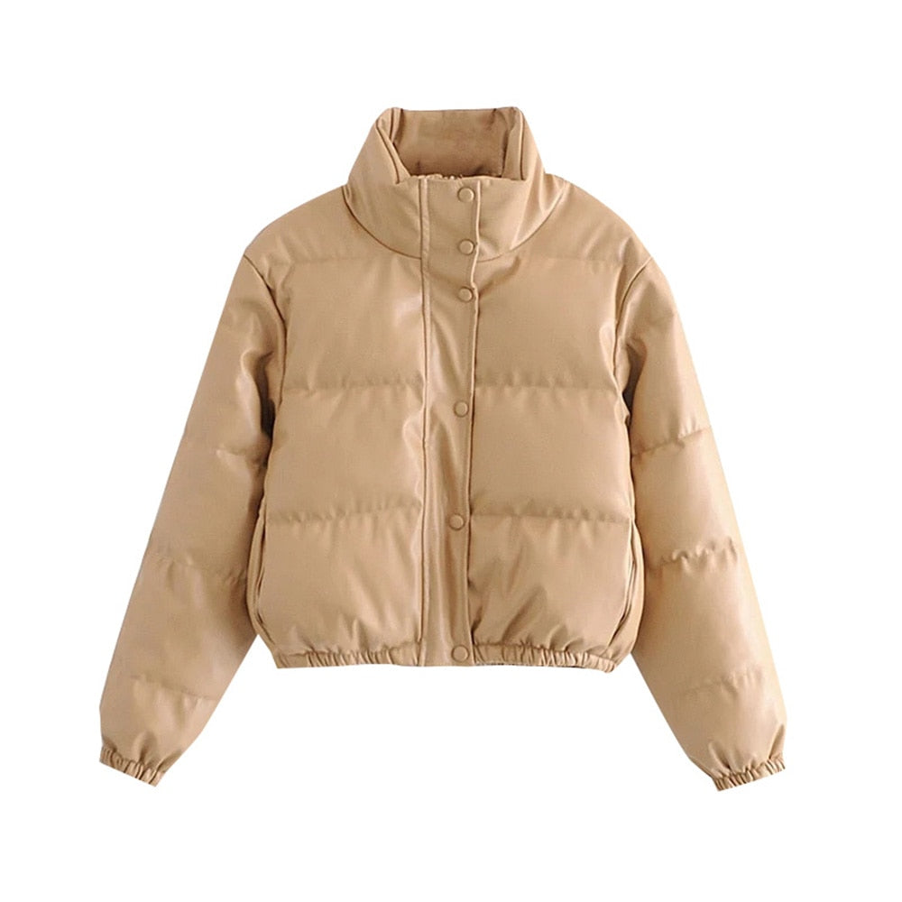 WW | Women's leather winter jacket