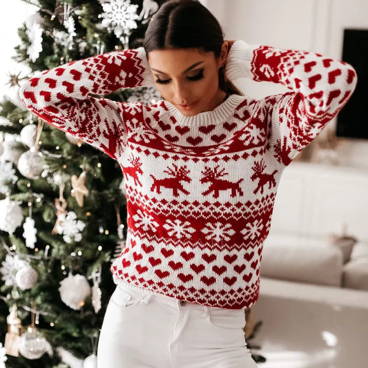 WW - Ugly Christmas Sweater - Classic Snowflake Design