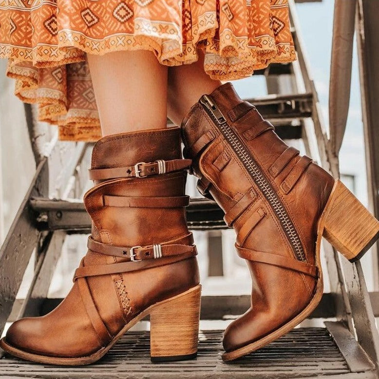 W&W - Women's Winter Leather Boots