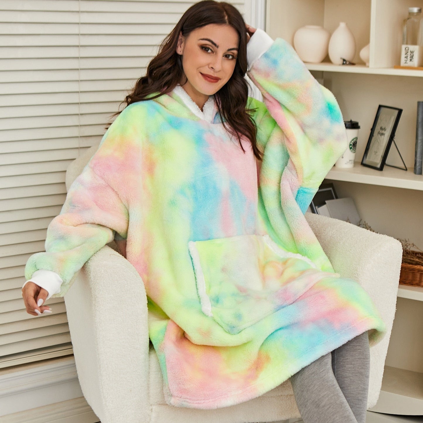 WW | Delicious combination of soft hoodie and cozy blanket in one!