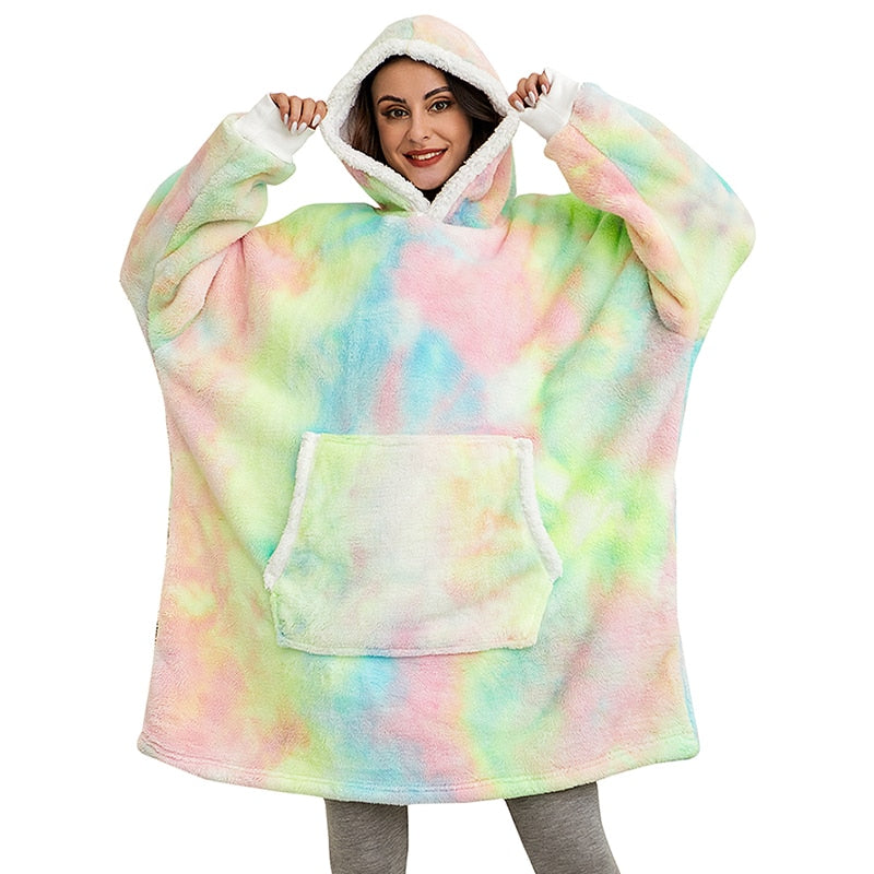 WW | Delicious combination of soft hoodie and cozy blanket in one!