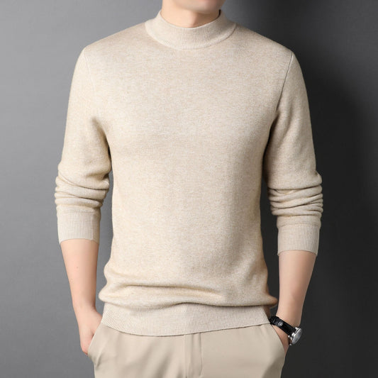 WW | Pullover - Herren Pullover mit Halbrolkragen aus feiner Strickware