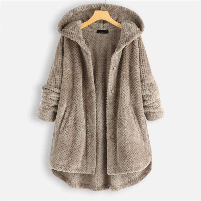 WW | Stylische, Superweiche Fleece-Kapuzenjacke