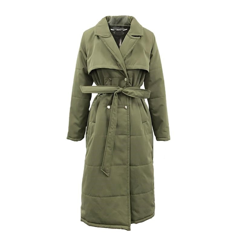 WW | Long Quilted Coat for Women