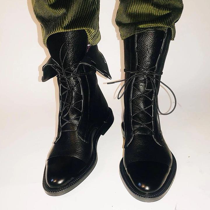 W&W | Vintage-Stiefeletten mit Absatz für Damen