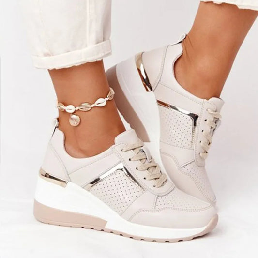 WW | Plattform Sneaker Damen - leichte Freizeitschuhe