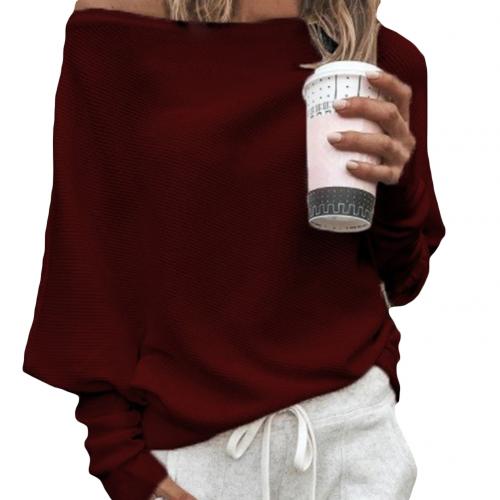 WW Sweater | Trendy soft off-the-shoulder sweater