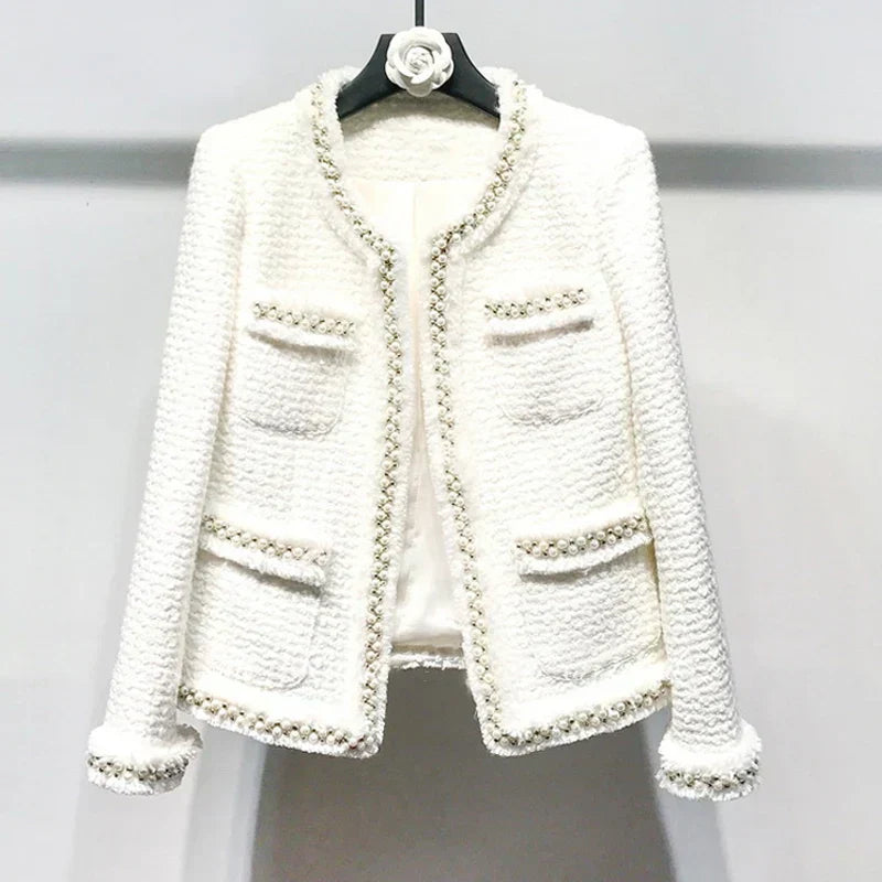 WW | White Tweed Jacket For Women