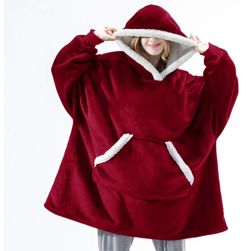WW | Delicious combination of soft hoodie and cozy blanket in one!