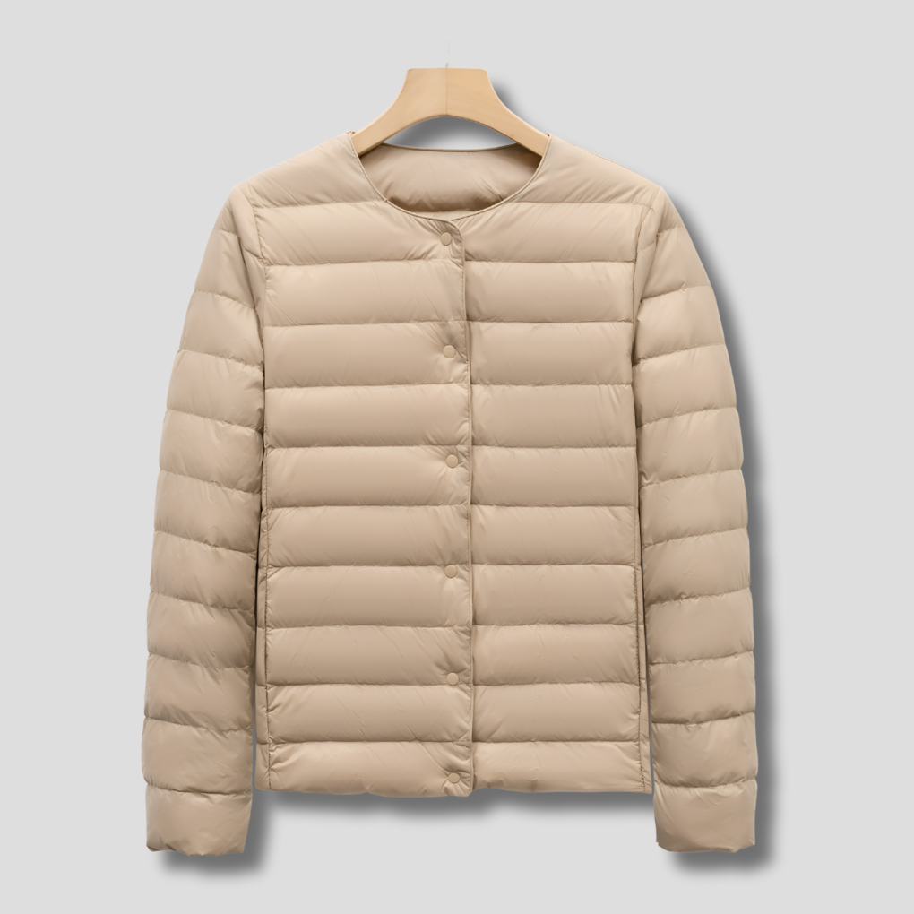 WW | Quilted Jacket Without Collar for Spring and Winter