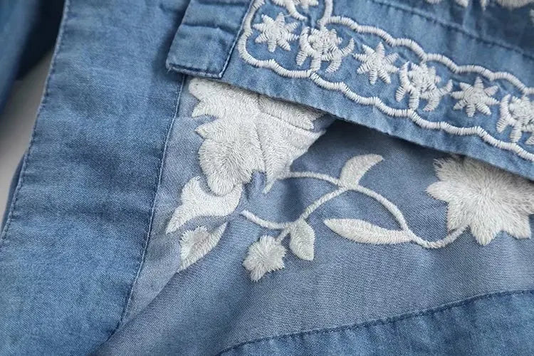 WW | Denim Bloom Cardigan