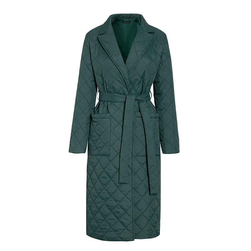 WW | Long Quilted Coat for Women