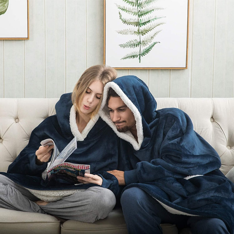WW | Delicious combination of soft hoodie and cozy blanket in one!