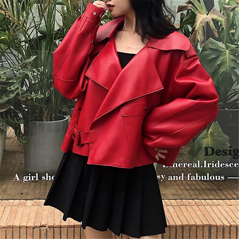 WW | Leather Jacket Retro & Stylish