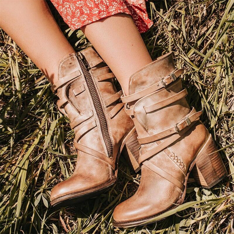 W&W - Women's Winter Leather Boots