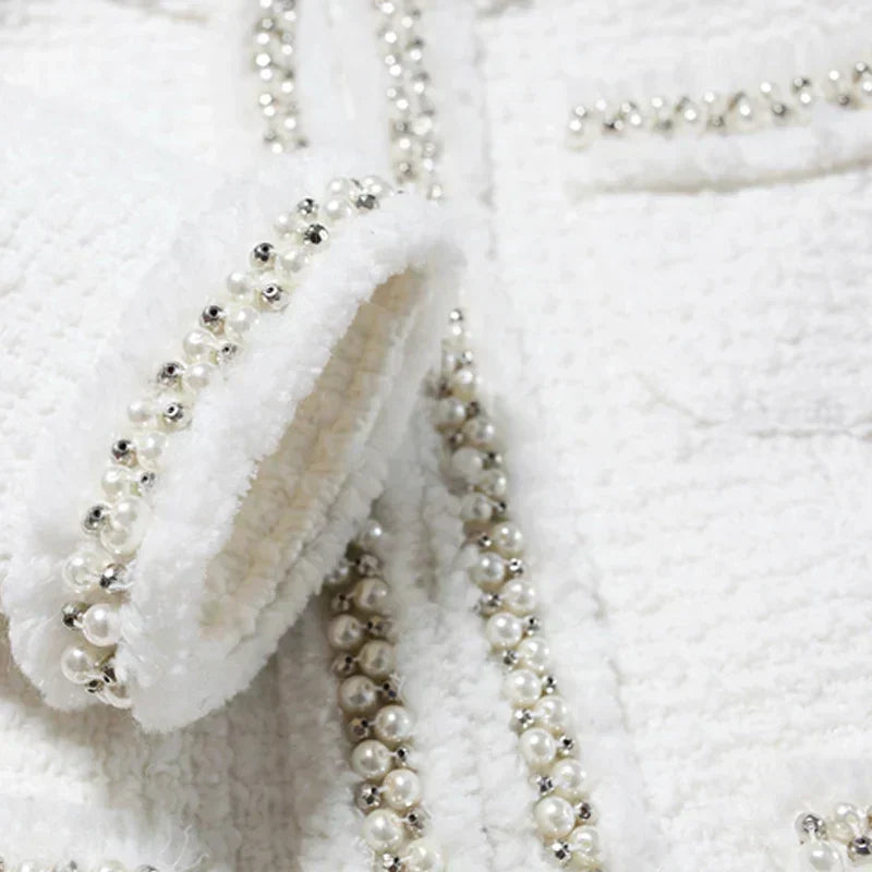 WW | White Tweed Jacket For Women