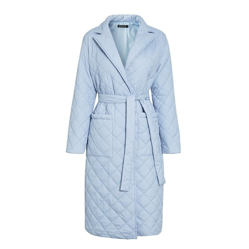 WW | Long Quilted Coat for Women