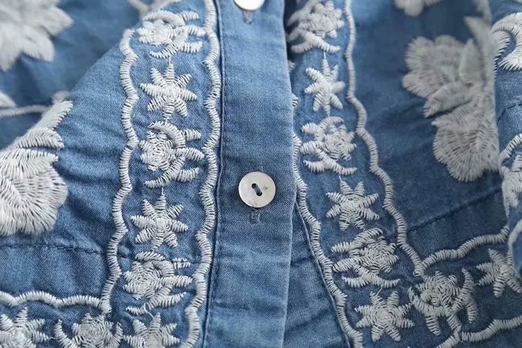 WW | Denim Bloom Cardigan