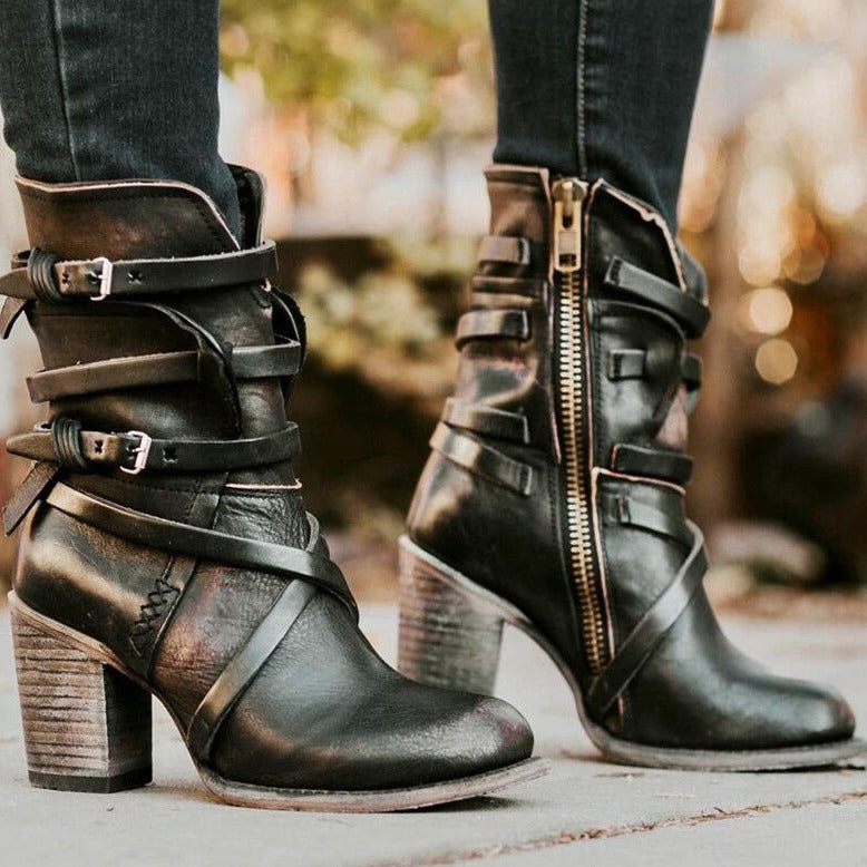 W&W - Women's Winter Leather Boots