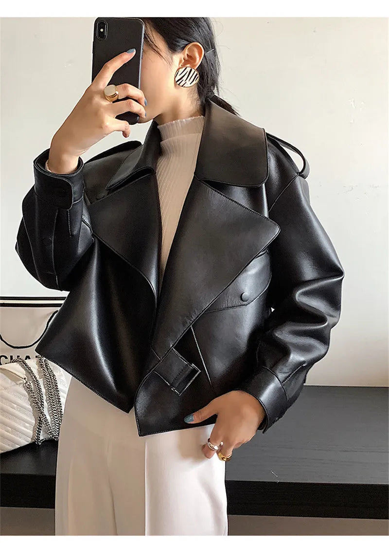 WW | Leather Jacket Retro & Stylish