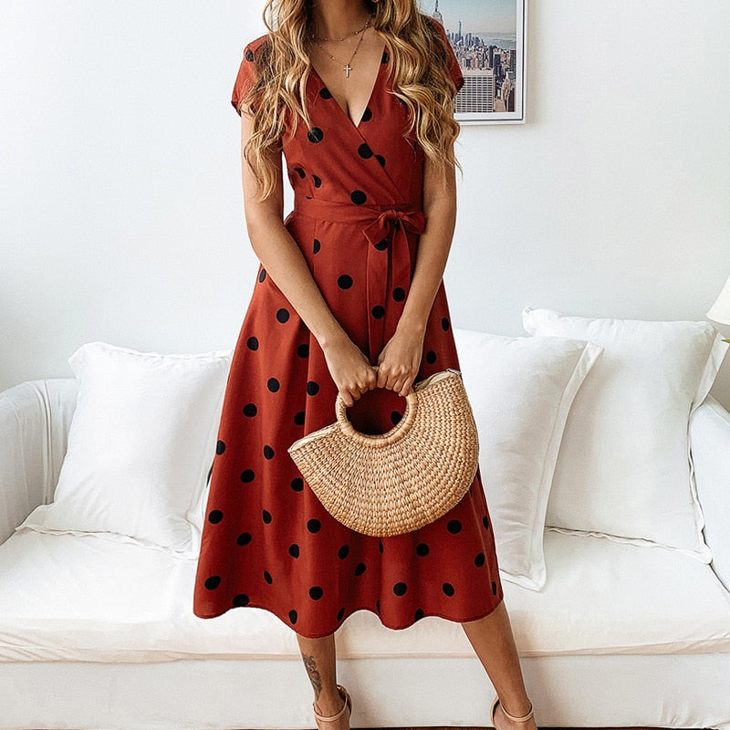 WW | Juna Kleid mit Punkten
