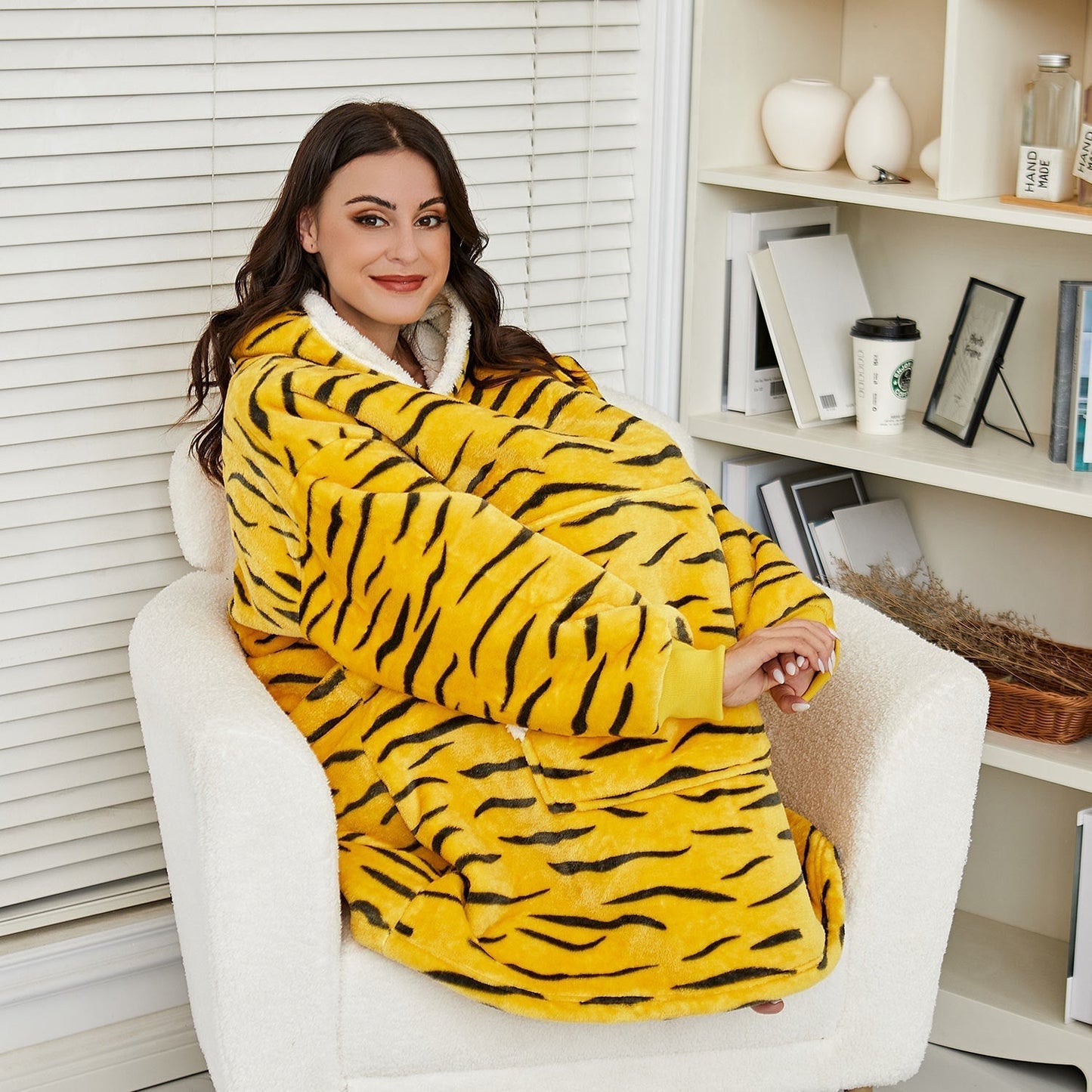 WW | Delicious combination of soft hoodie and cozy blanket in one!