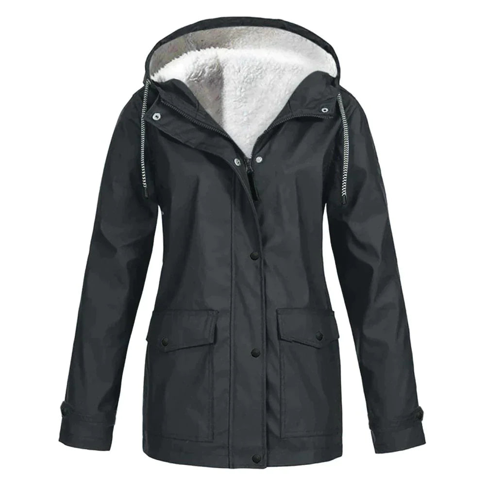 WW | Rain jacket with teddy lining