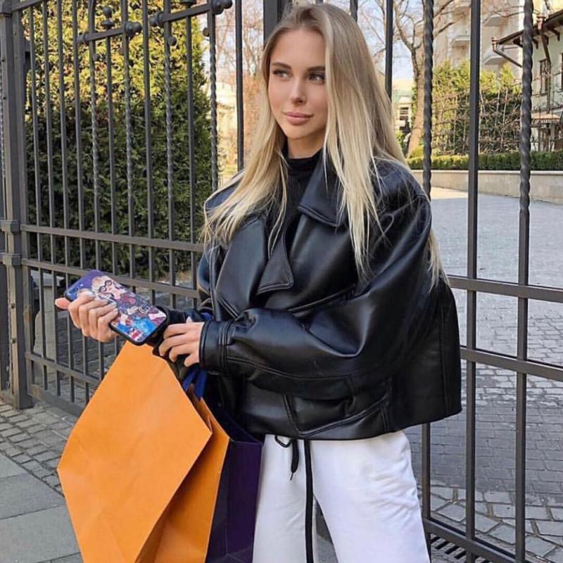 WW | Damen Gekürzt Jacke - Mit Gürtel