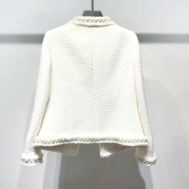 WW | White Tweed Jacket For Women