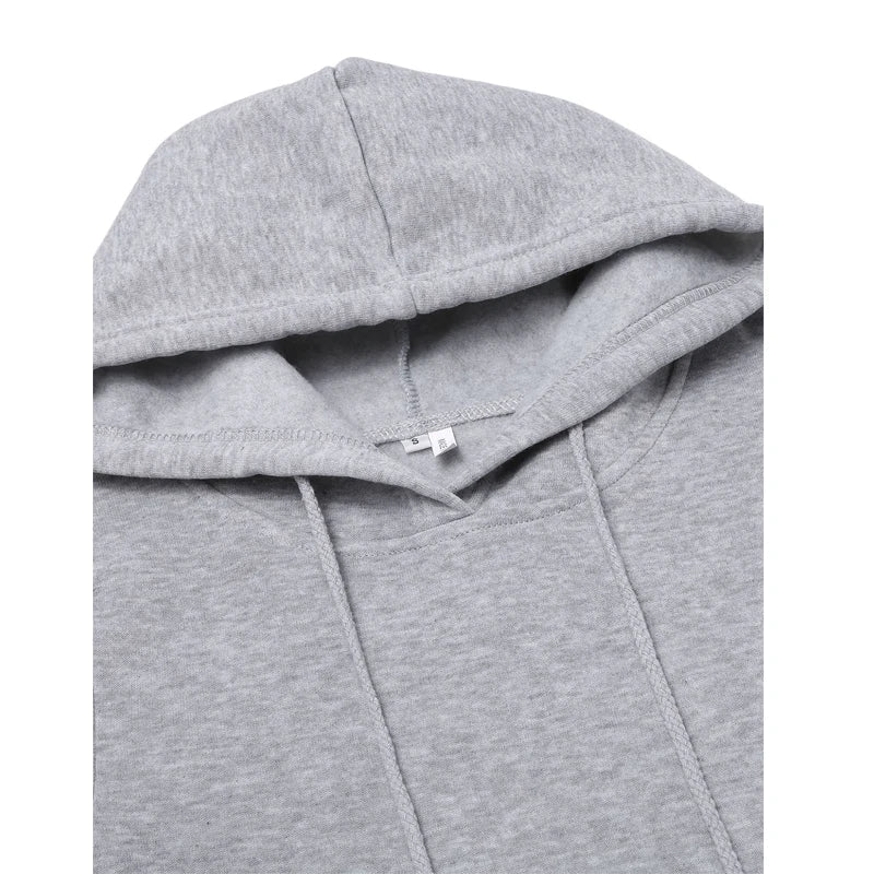W&W - Sweatshirt Kleid mit Kapuze