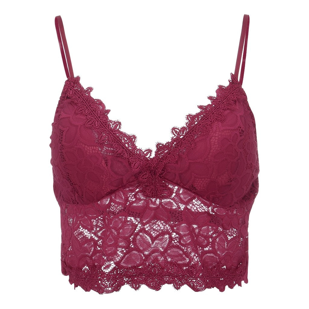 WW | Seductive Lace Bralette Crop Top