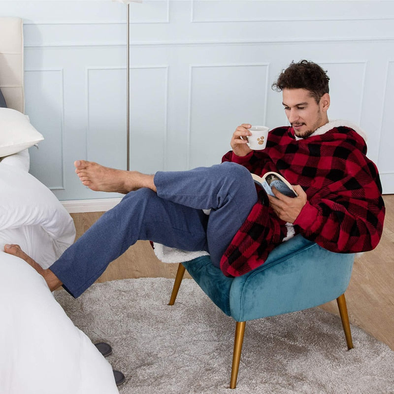 WW | Delicious combination of soft hoodie and cozy blanket in one!