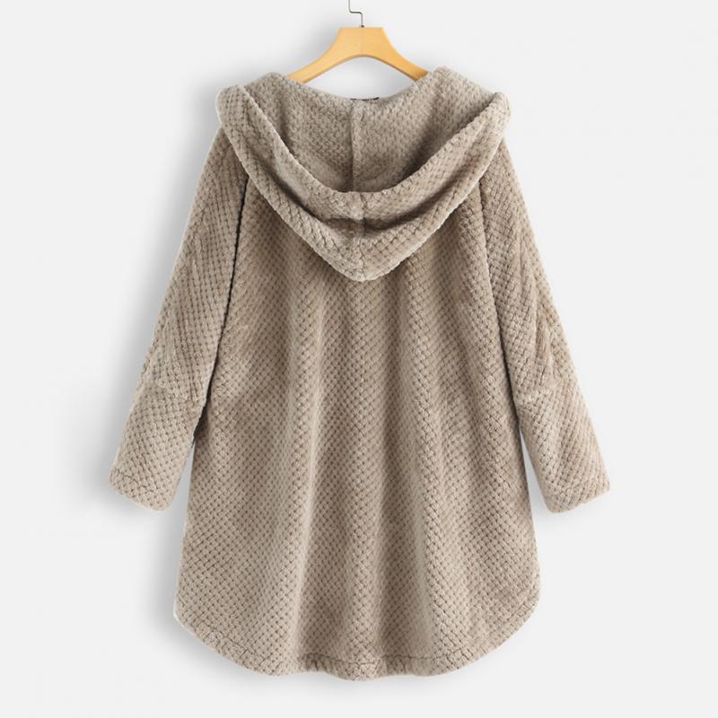 WW | Stylische, Superweiche Fleece-Kapuzenjacke
