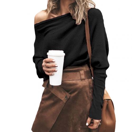 WW Sweater | Trendy soft off-the-shoulder sweater