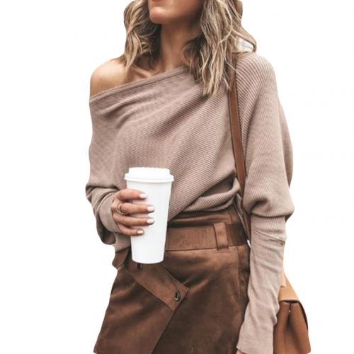 WW Sweater | Trendy soft off-the-shoulder sweater