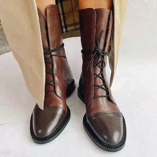 WW | Retro-Stiefel mit Schnürung