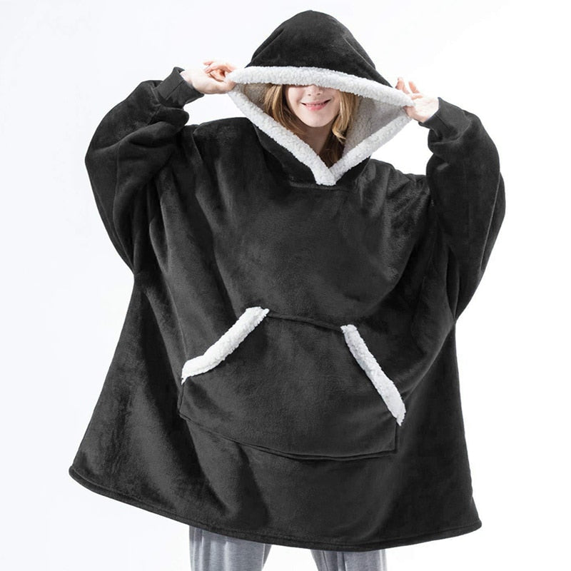WW | Delicious combination of soft hoodie and cozy blanket in one!
