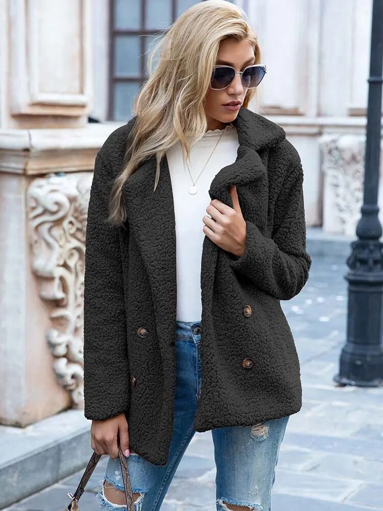 WW | Type, warm plush coat