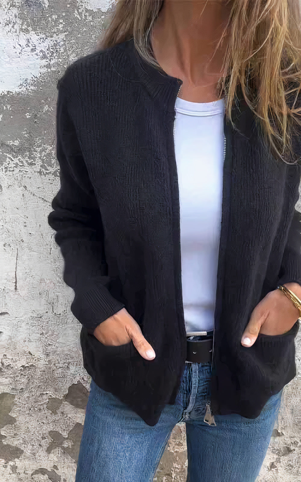 WW | Women's Zip-Up Cardigan