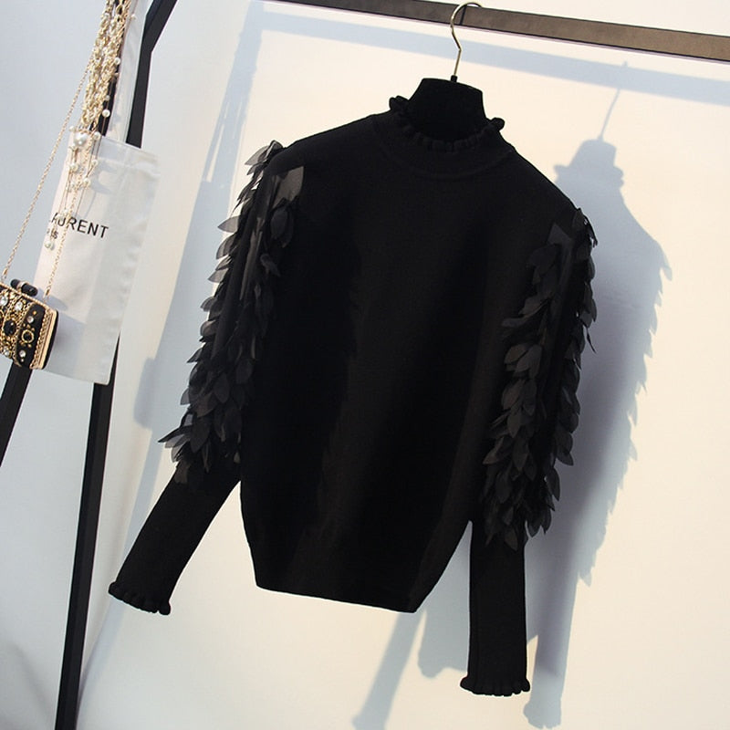 WW | Kragen Strickpullover