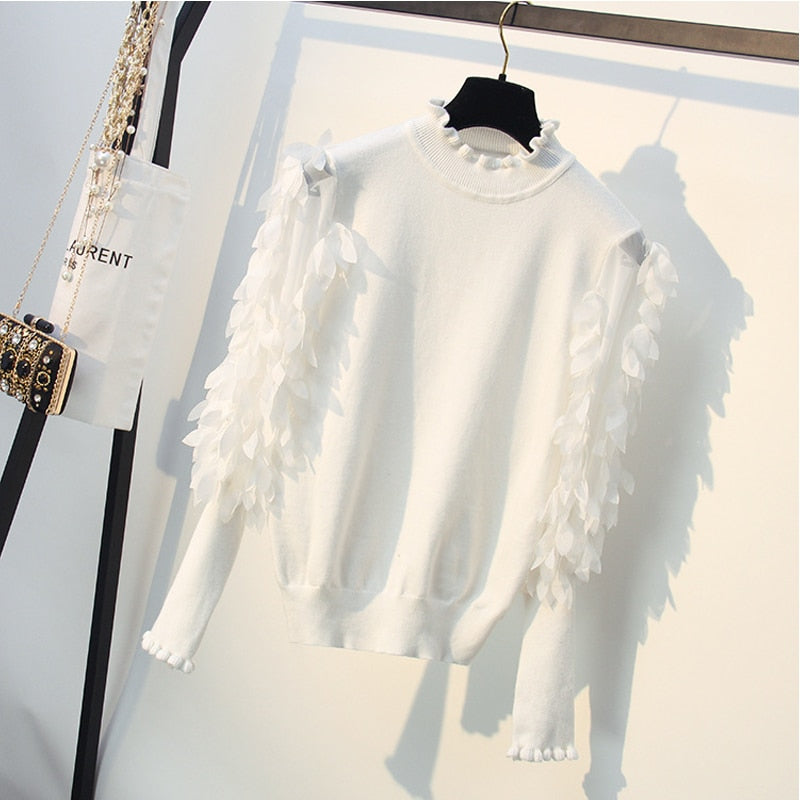 WW | Kragen Strickpullover