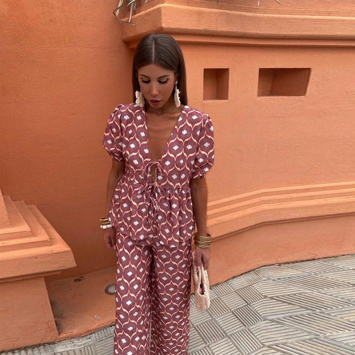 Modern two-piece women's set with a contemporary design