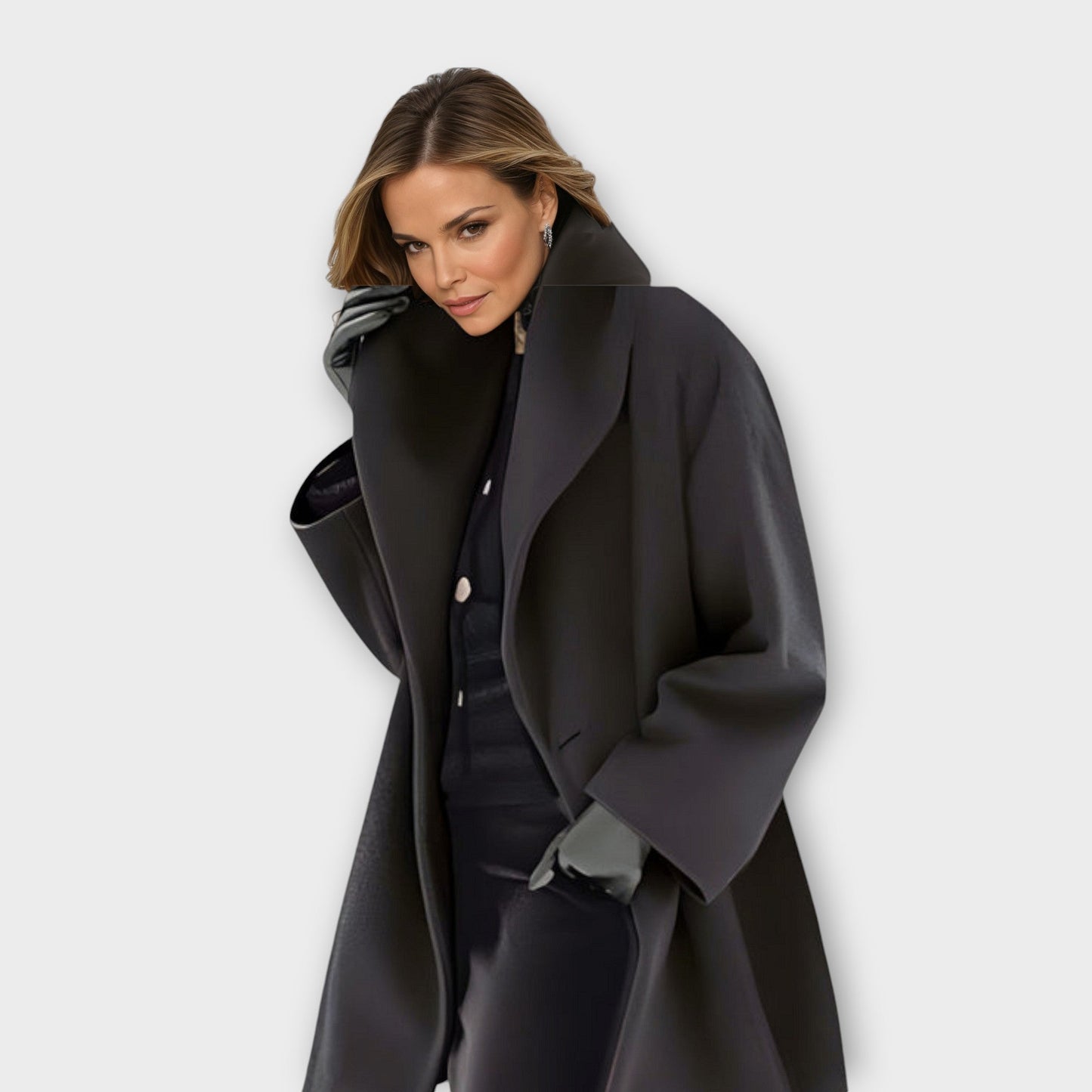 WW | windproof wool coat for women