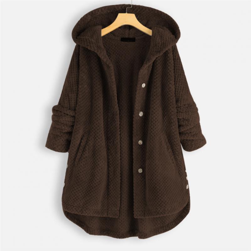 WW | Hooded Button Coat
