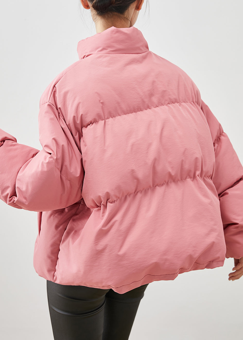 WW | Rosa Übergroße Dicke Enten Daunenmäntel Winter