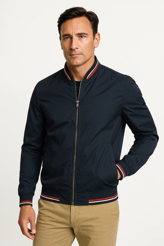 WW | Slim-Fit Polyester Bomber Jacket